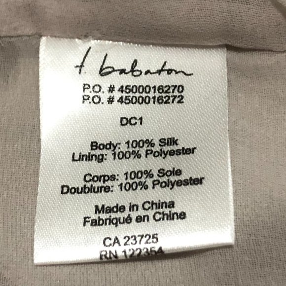 *BRAND NEW* Aritzia T. Babaton Silk Tank Style Dress - Size XS - Picture 5 of 6